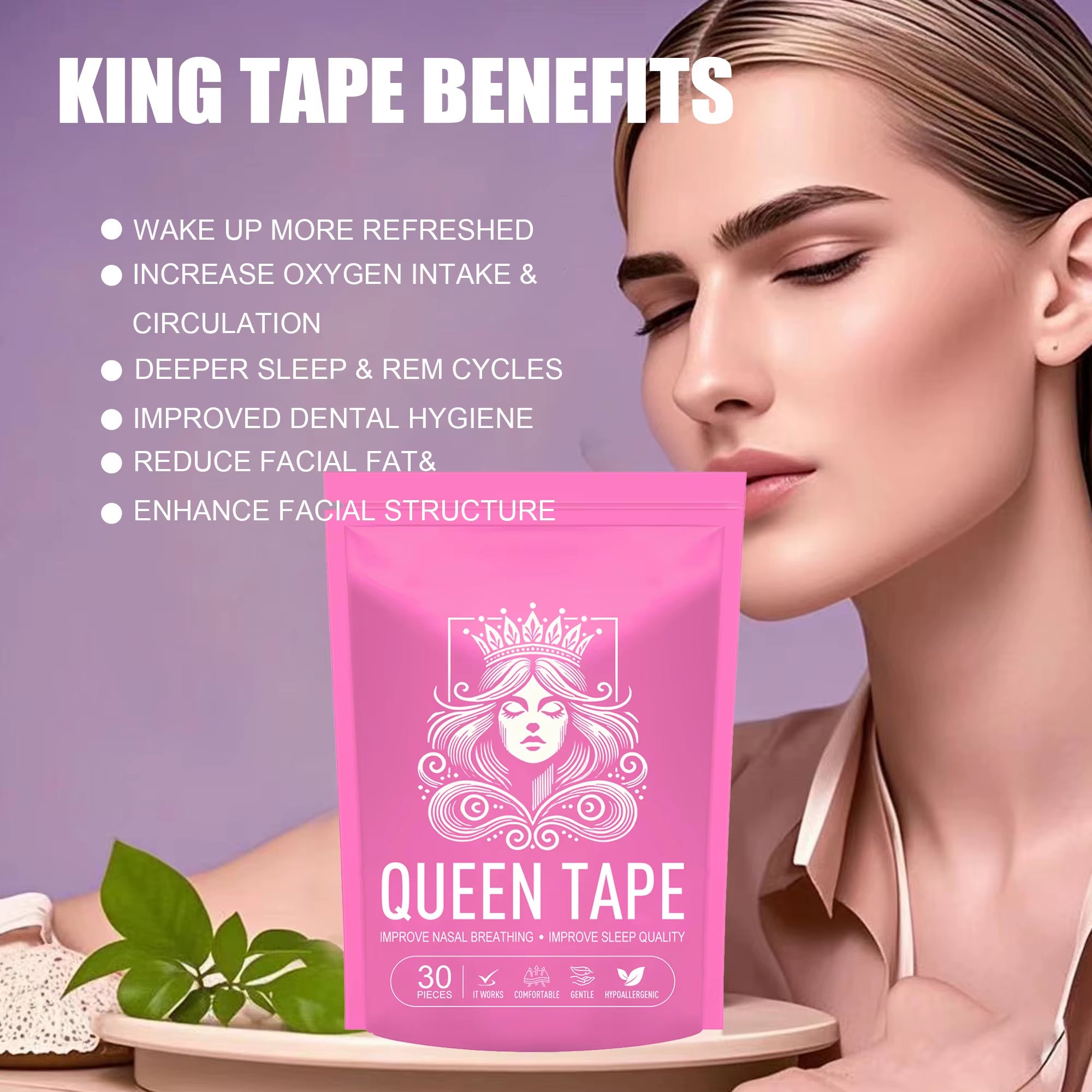 Breathable Mouth Tape 30/60/90Pcs Sleep Strips Gentle on Skin Adhesive Tape Sleep Accessories for Improving Sleep